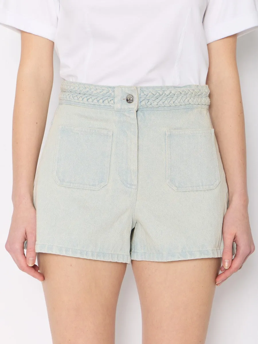 Short en Jean 20psasha Bleu Clair-Vêtements_Berenice