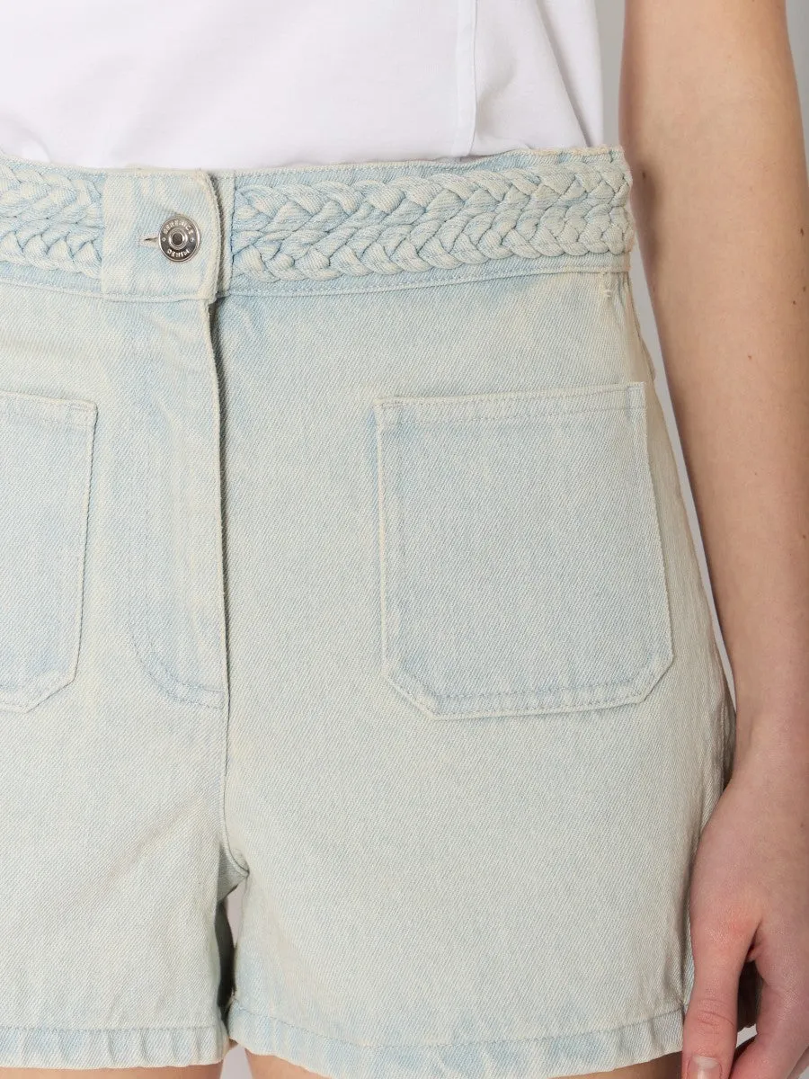 Short en Jean 20psasha Bleu Clair-Vêtements_Berenice