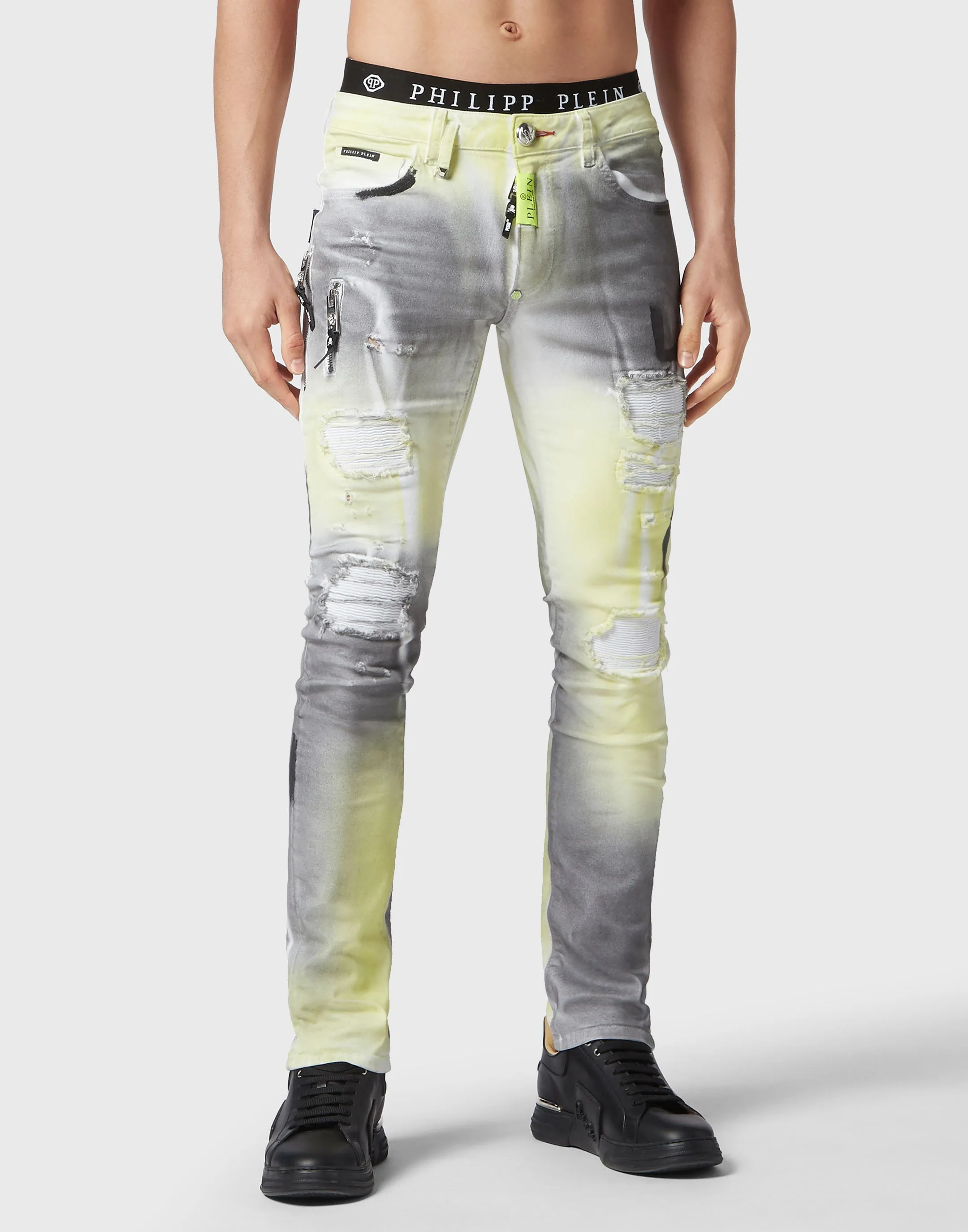 Pantalon en Denim Coupe Super Right