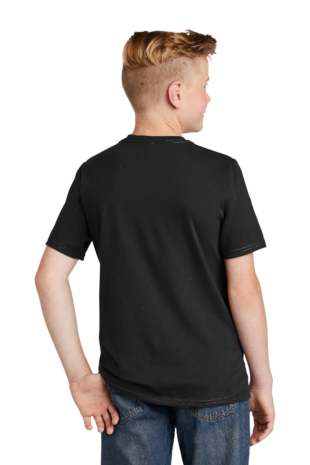 T-shirt à manches courtes très important pour la jeunesse du district - Noir