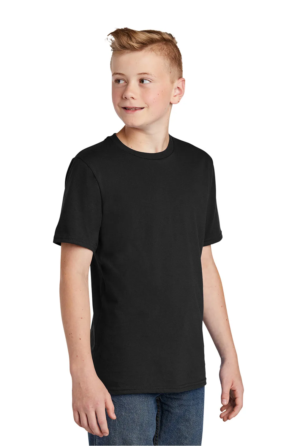 T-shirt à manches courtes très important pour la jeunesse du district - Noir