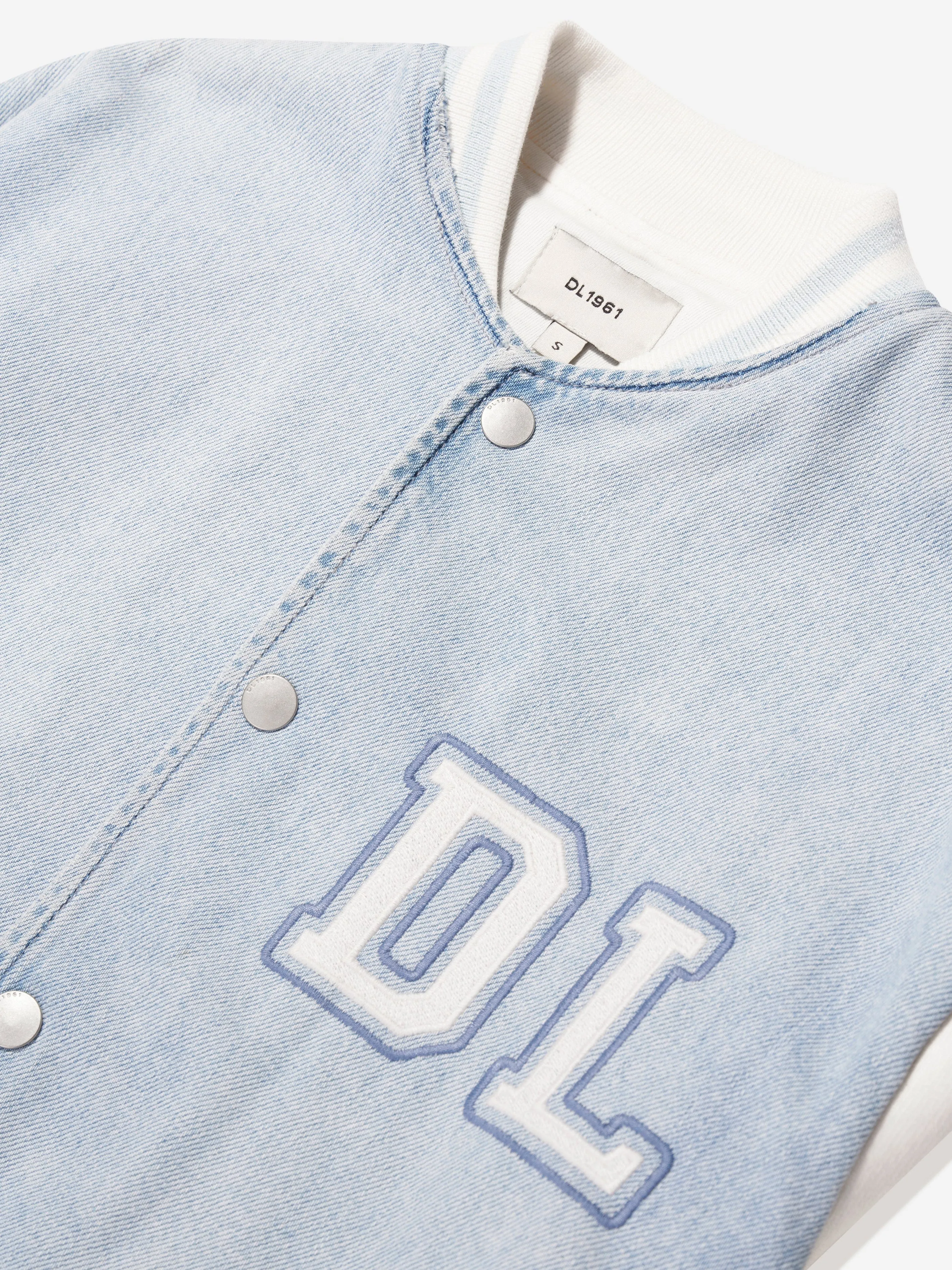 Veste bomber en jean pour enfants DL1961 en bleu