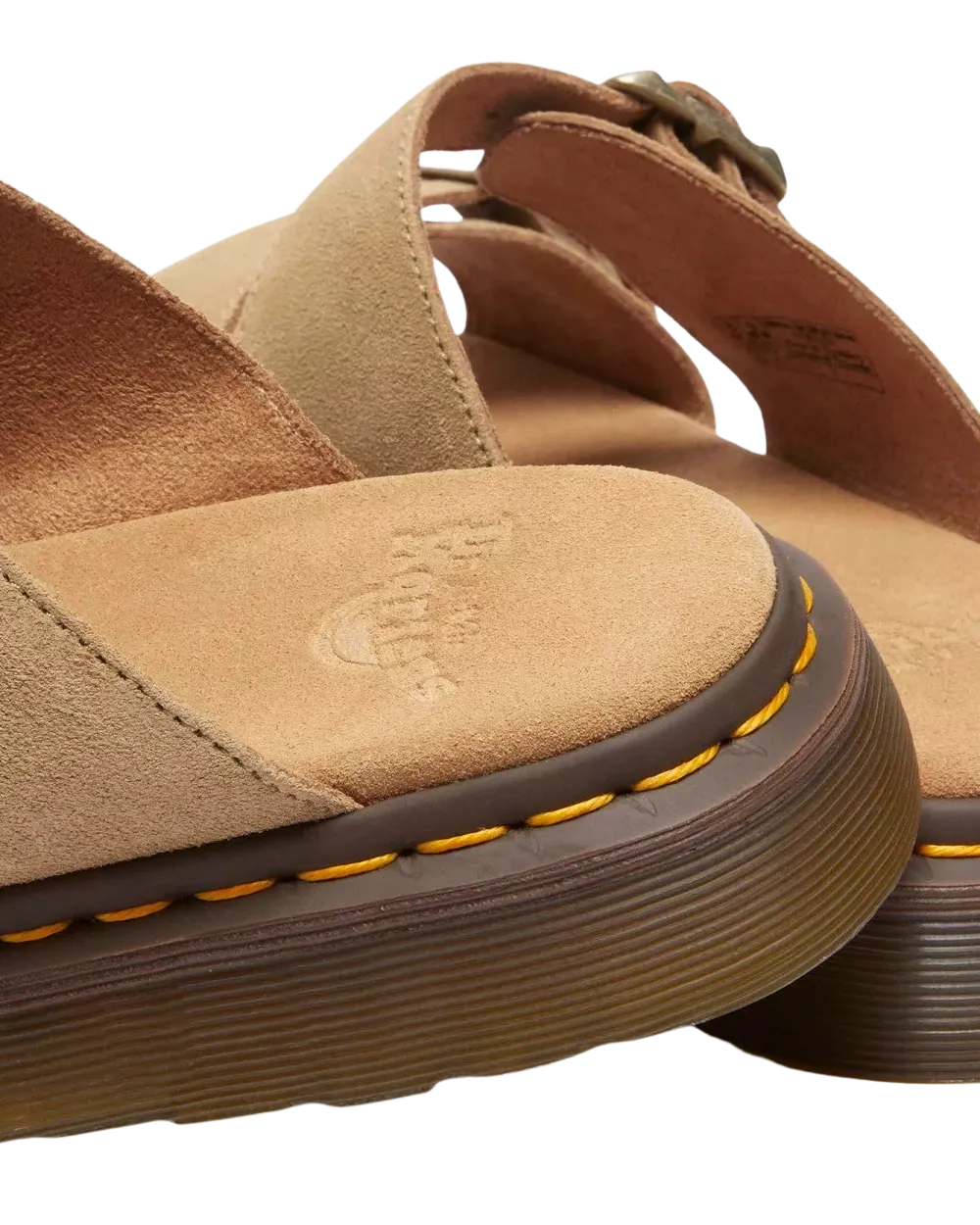 Dr Martens Chaussures Josef Bronx Sandales en Suède couleur Savannah Tan