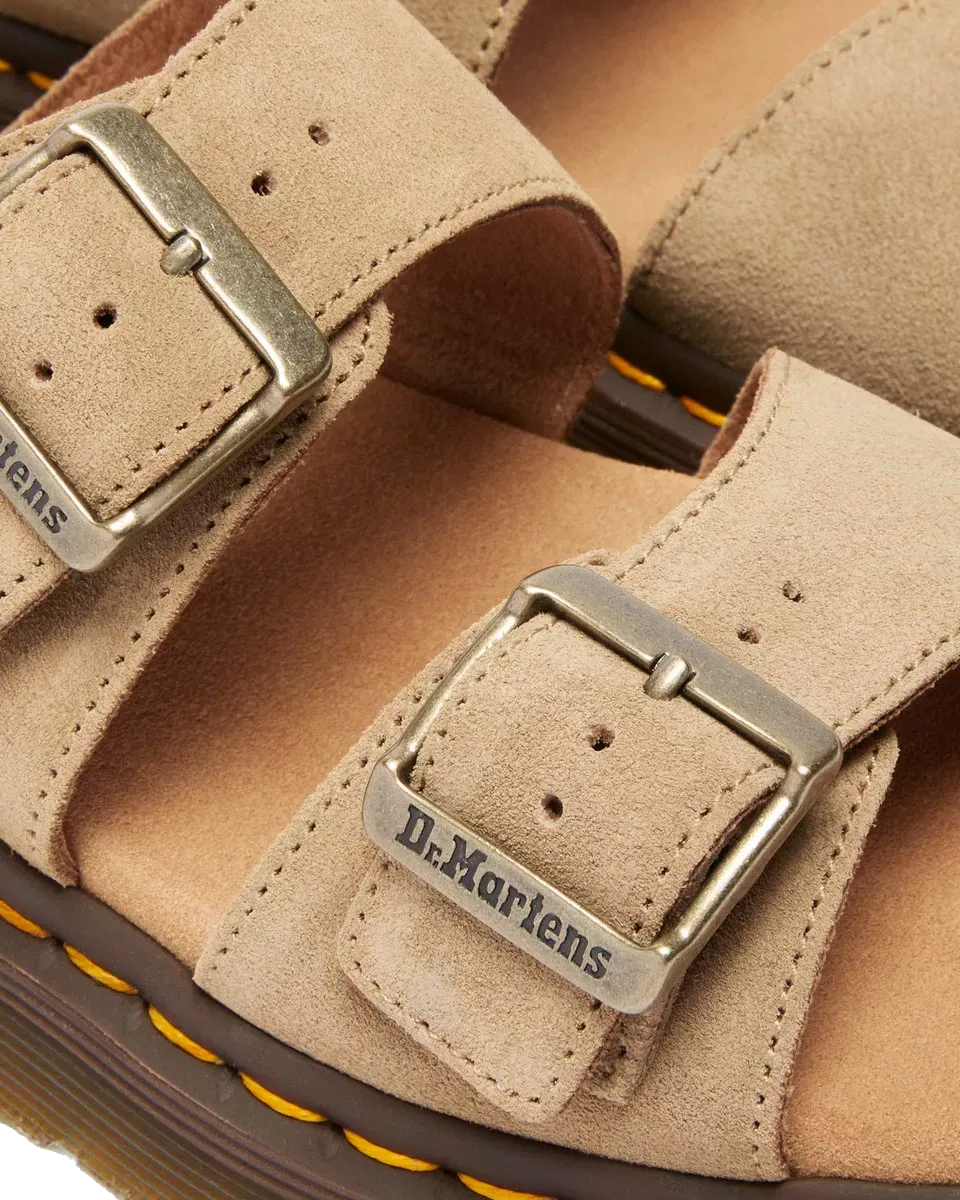 Dr Martens Chaussures Josef Bronx Sandales en Suède couleur Savannah Tan