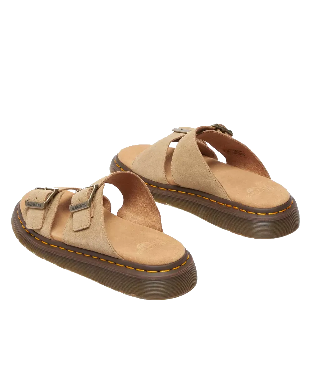 Dr Martens Chaussures Josef Bronx Sandales en Suède couleur Savannah Tan