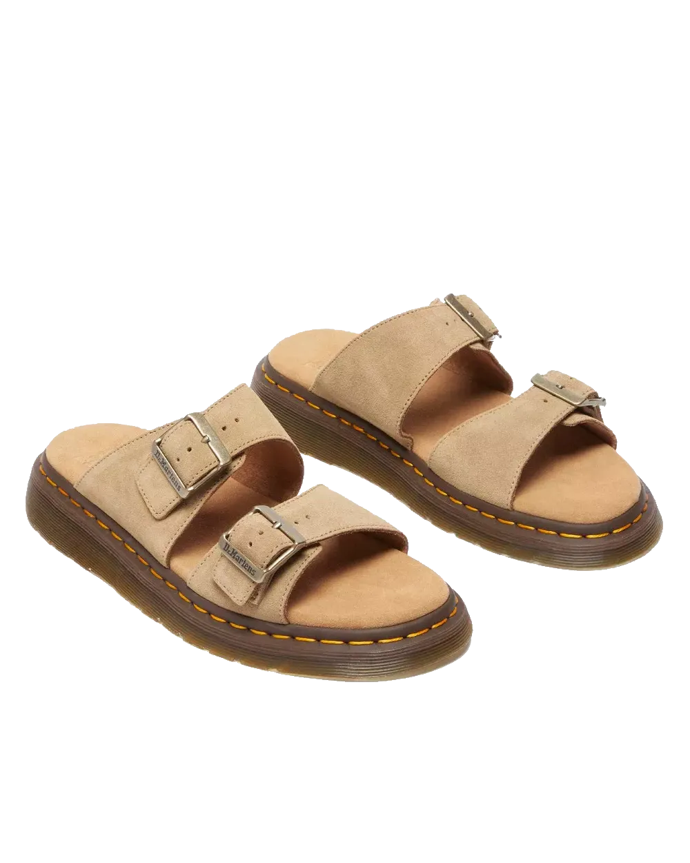 Dr Martens Chaussures Josef Bronx Sandales en Suède couleur Savannah Tan