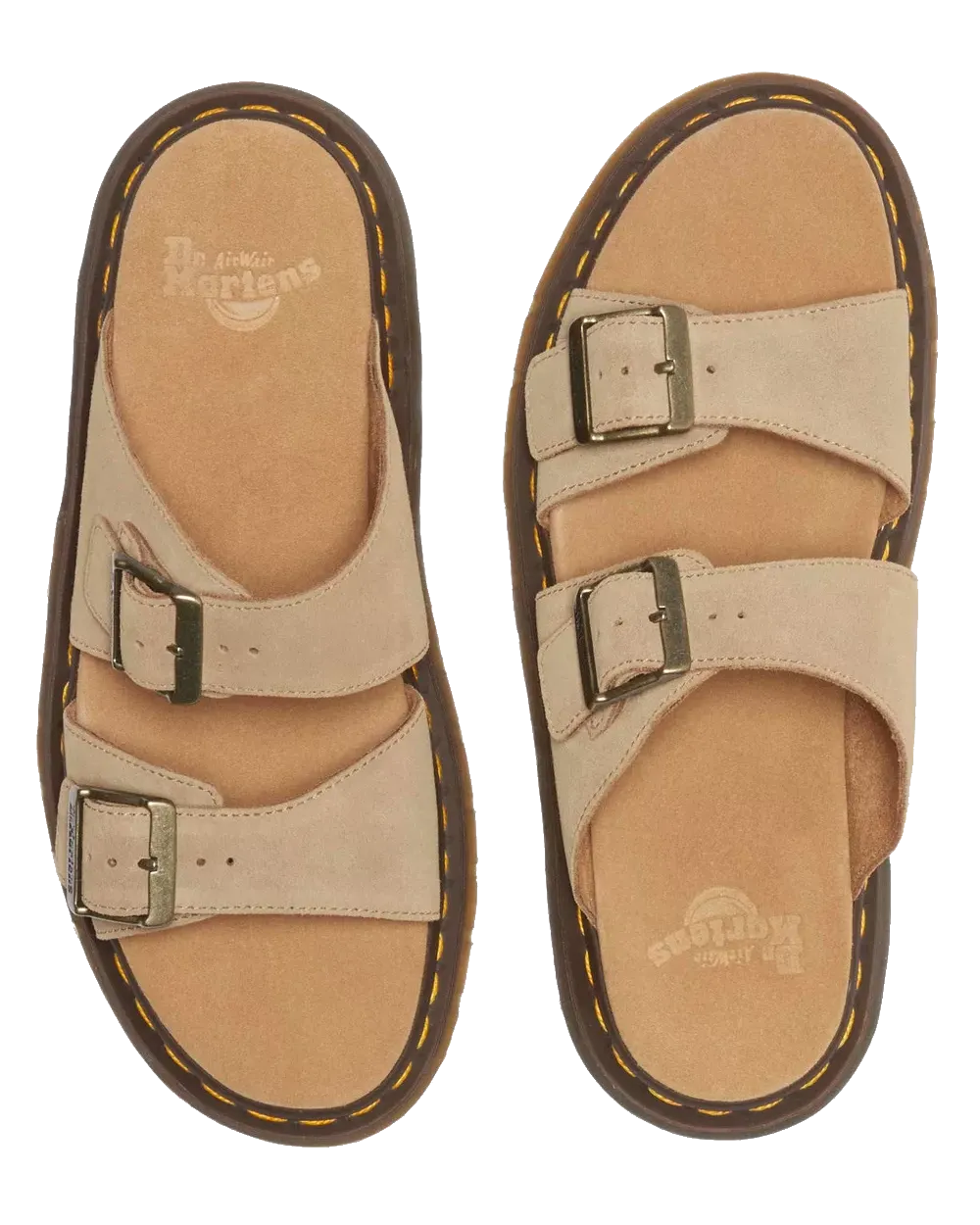 Dr Martens Chaussures Josef Bronx Sandales en Suède couleur Savannah Tan