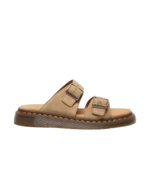 Dr Martens Shoes Josef Bronx Suede Sandals in Savannah Tan