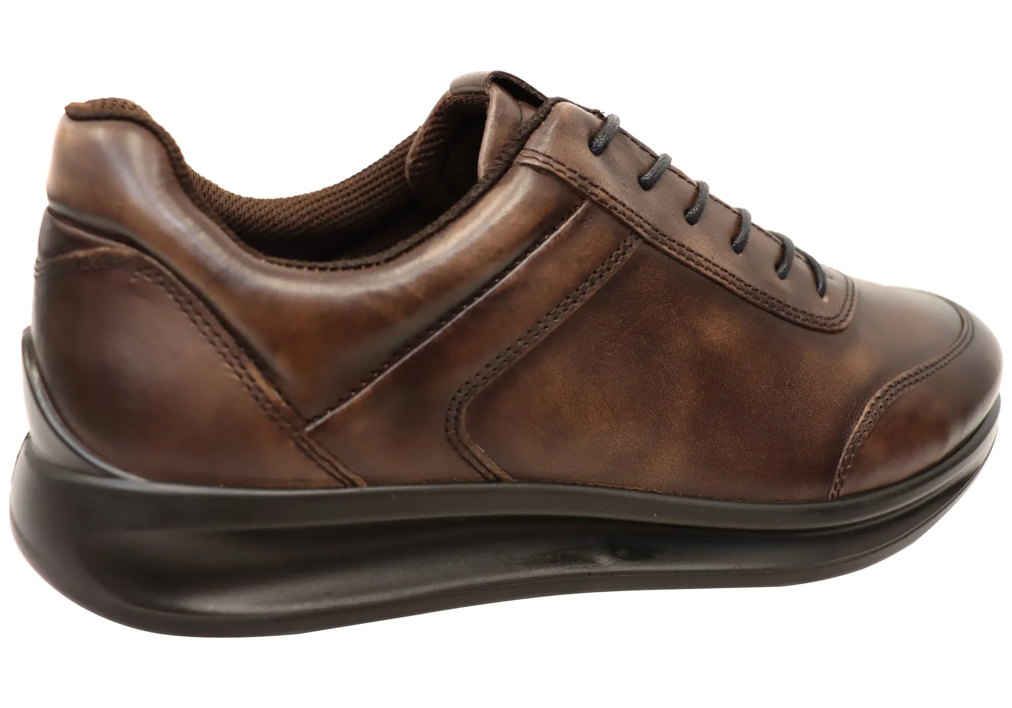 ECCO Chaussures de Sport en Cuir Confortables pour Homme Aquet