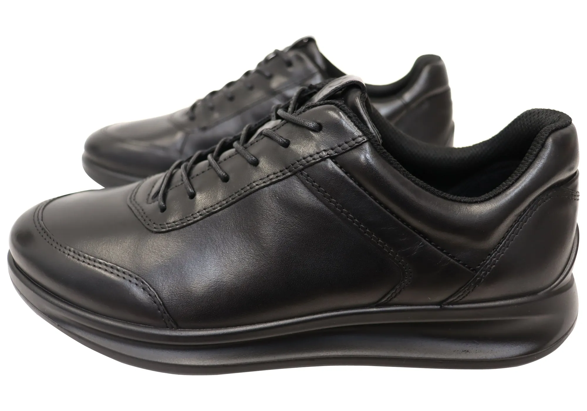 ECCO Chaussures de Sport en Cuir Confortables pour Homme Aquet