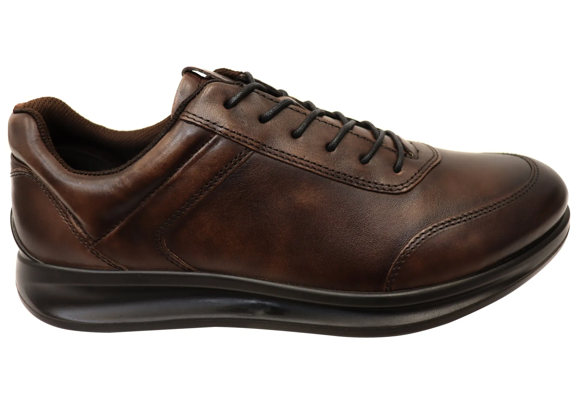 ECCO Chaussures de Sport en Cuir Confortables pour Homme Aquet