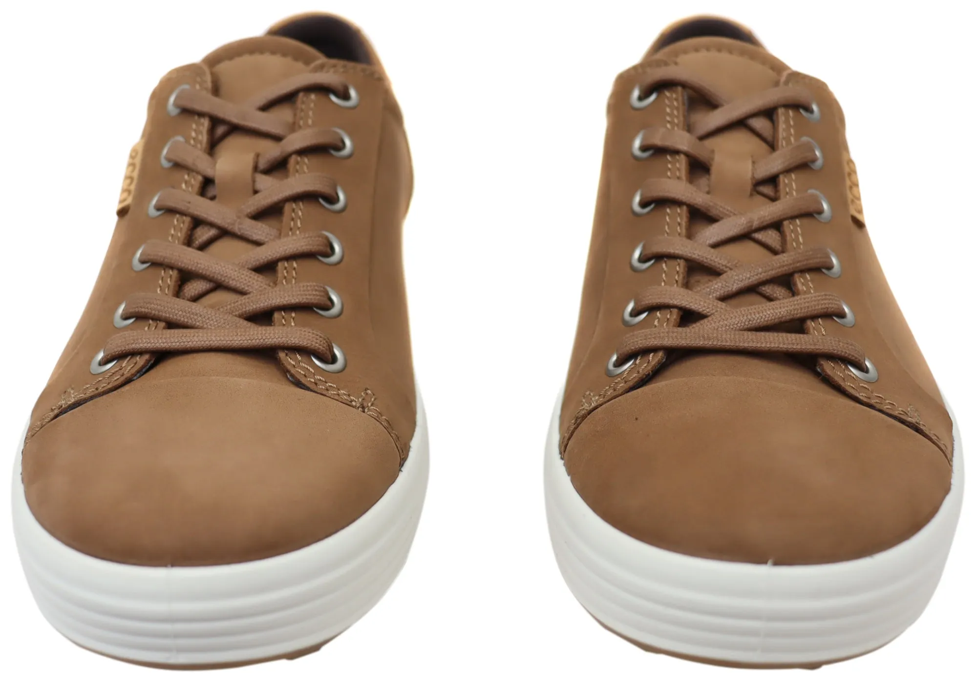 ECCO Chaussures de Sport Décontractées Homme Soft 7 en Cuir Confortable à Lacets