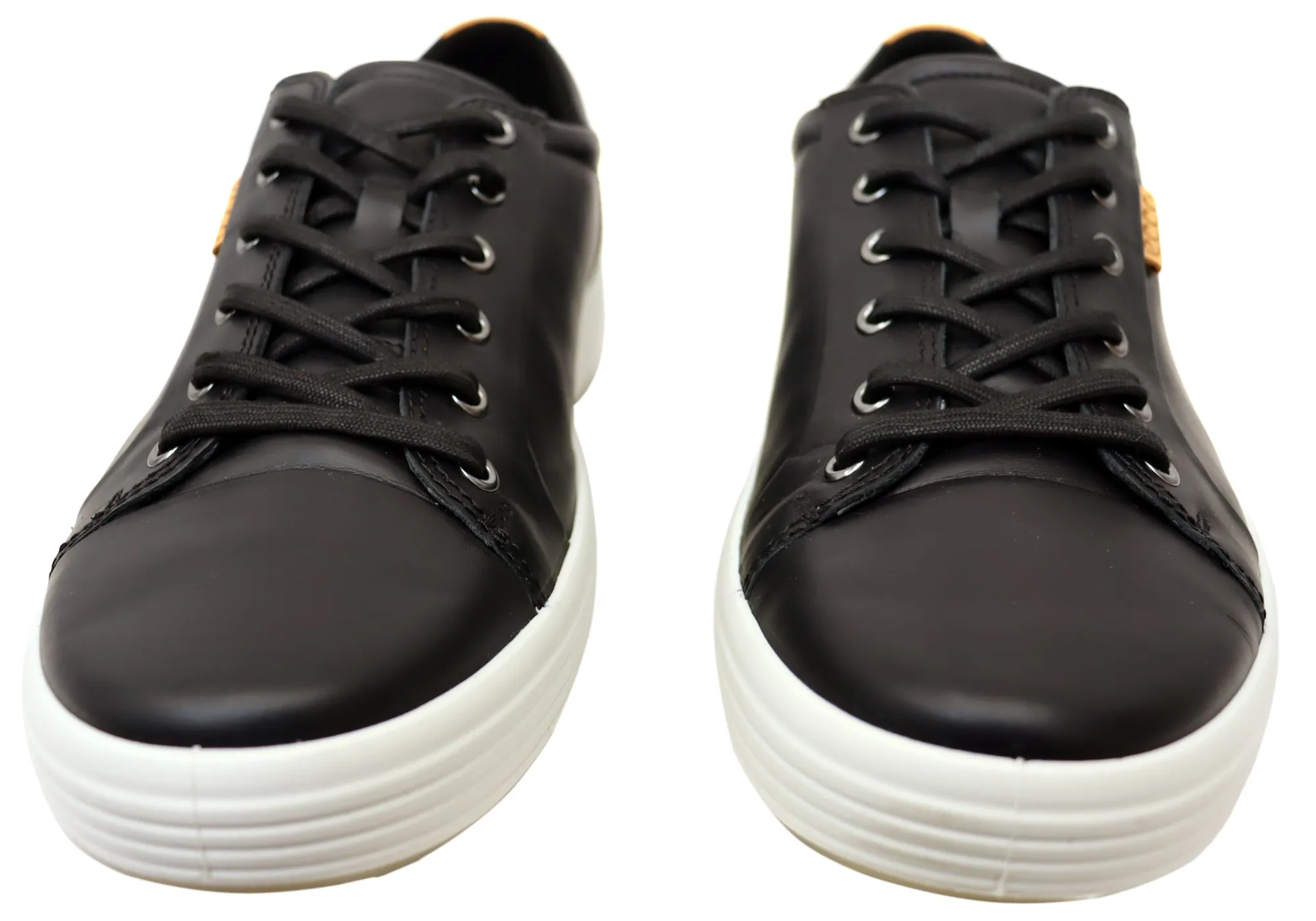 ECCO Chaussures de Sport Décontractées Homme Soft 7 en Cuir Confortable à Lacets