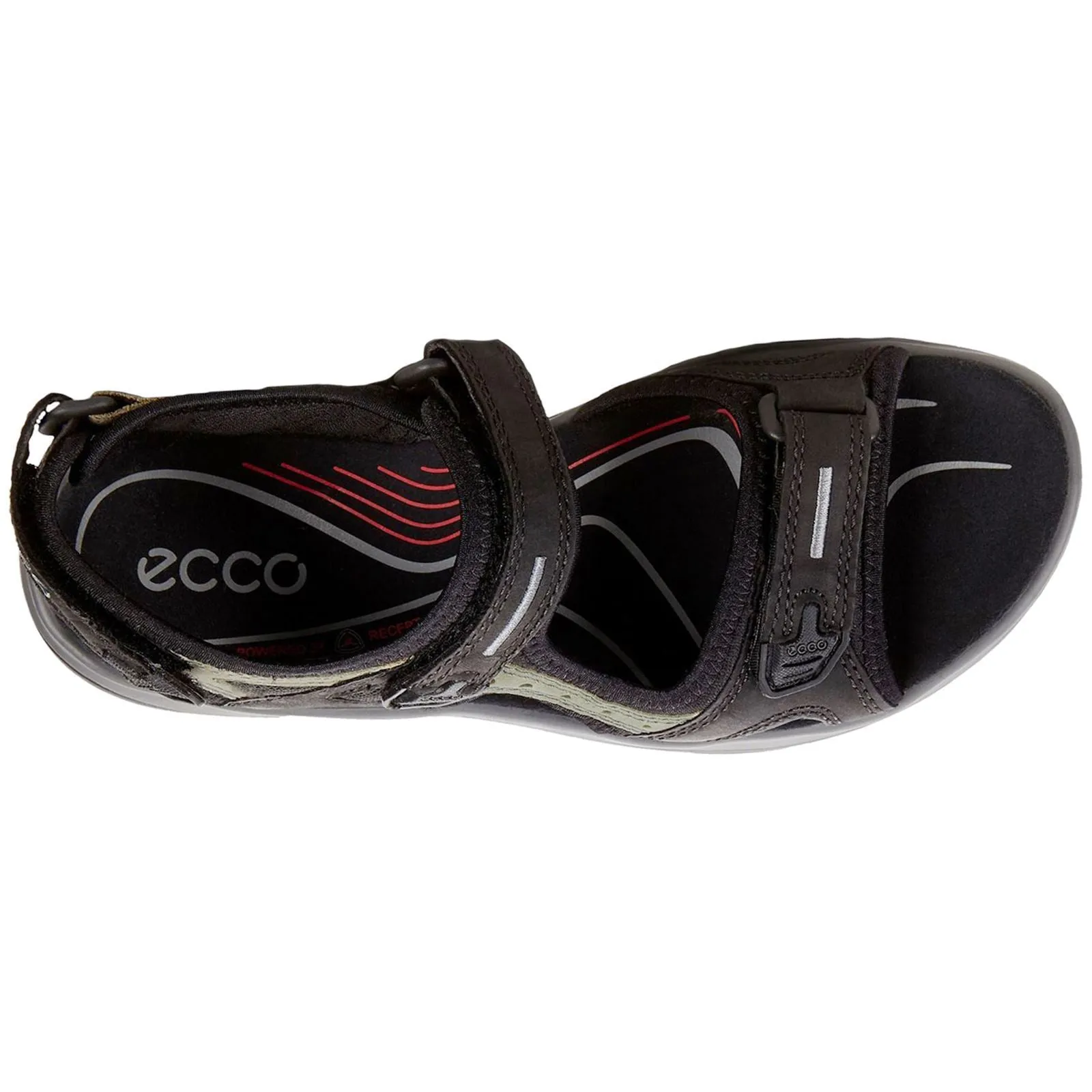 Ecco Offroad Sandales à bride arrière en cuir Nubuck huilé pour femme chaussures Ecco