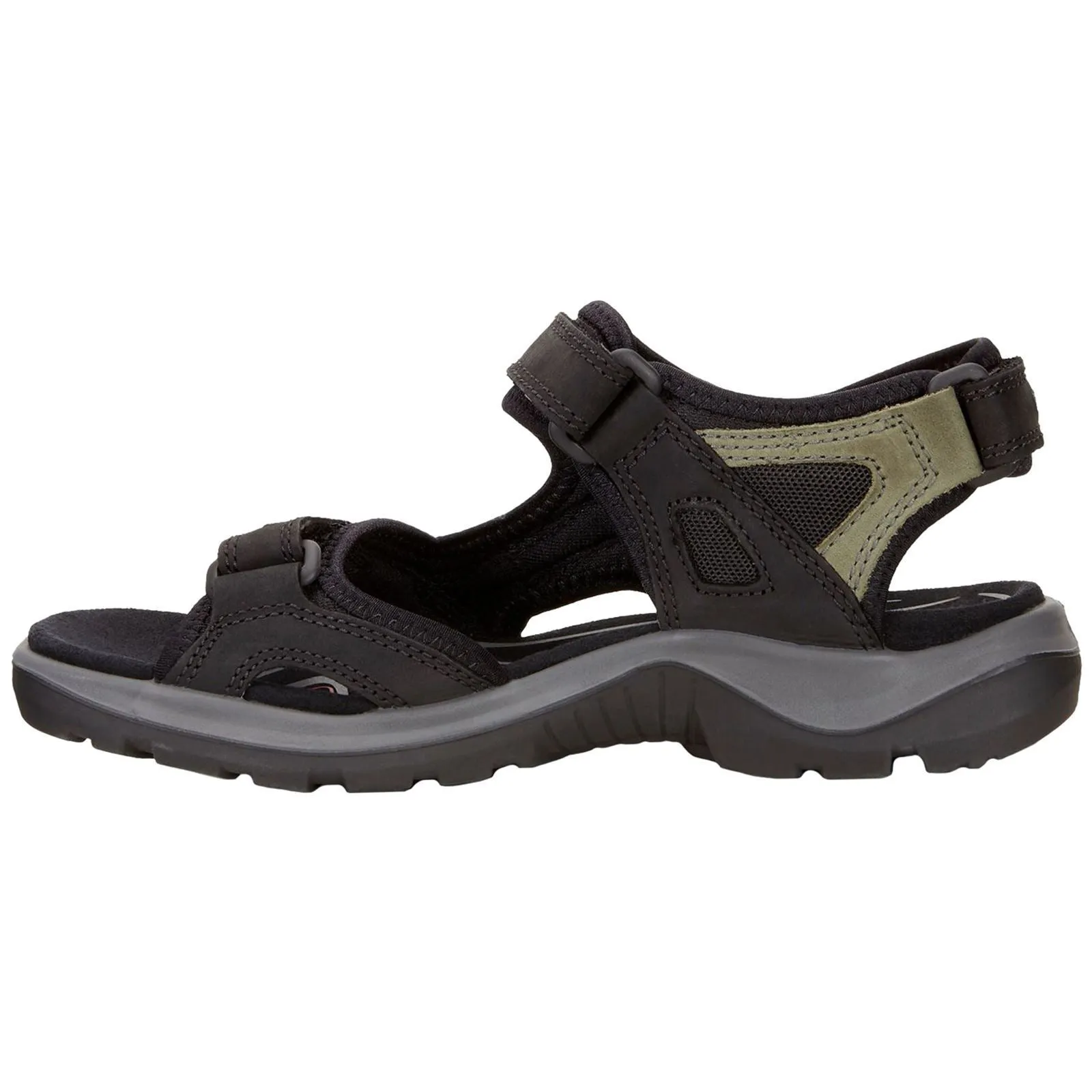 Ecco Offroad Sandales à bride arrière en cuir Nubuck huilé pour femme chaussures Ecco