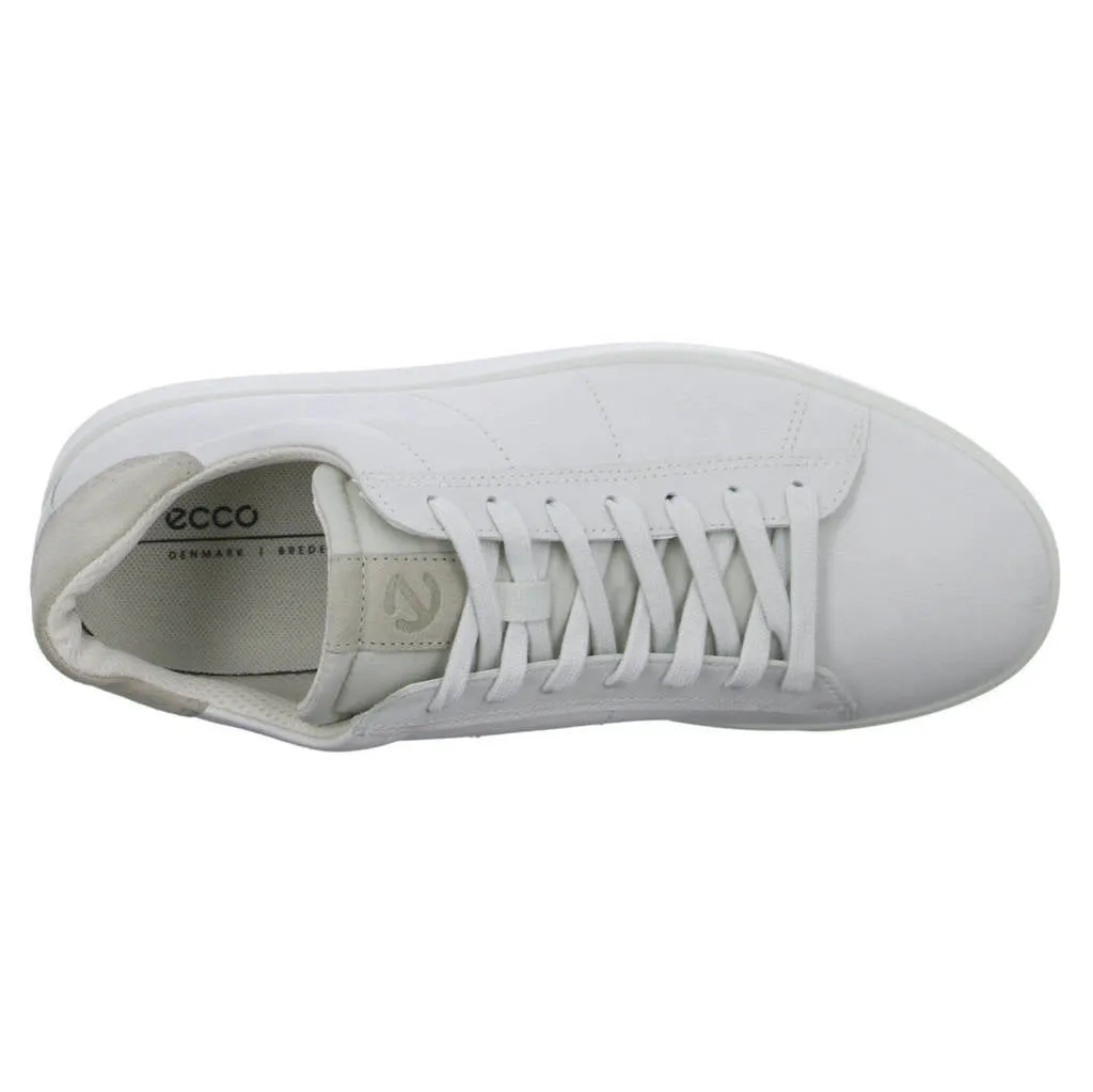 Ecco Street Lite Chaussures Décontractées Homme en Cuir Pleine Fleur