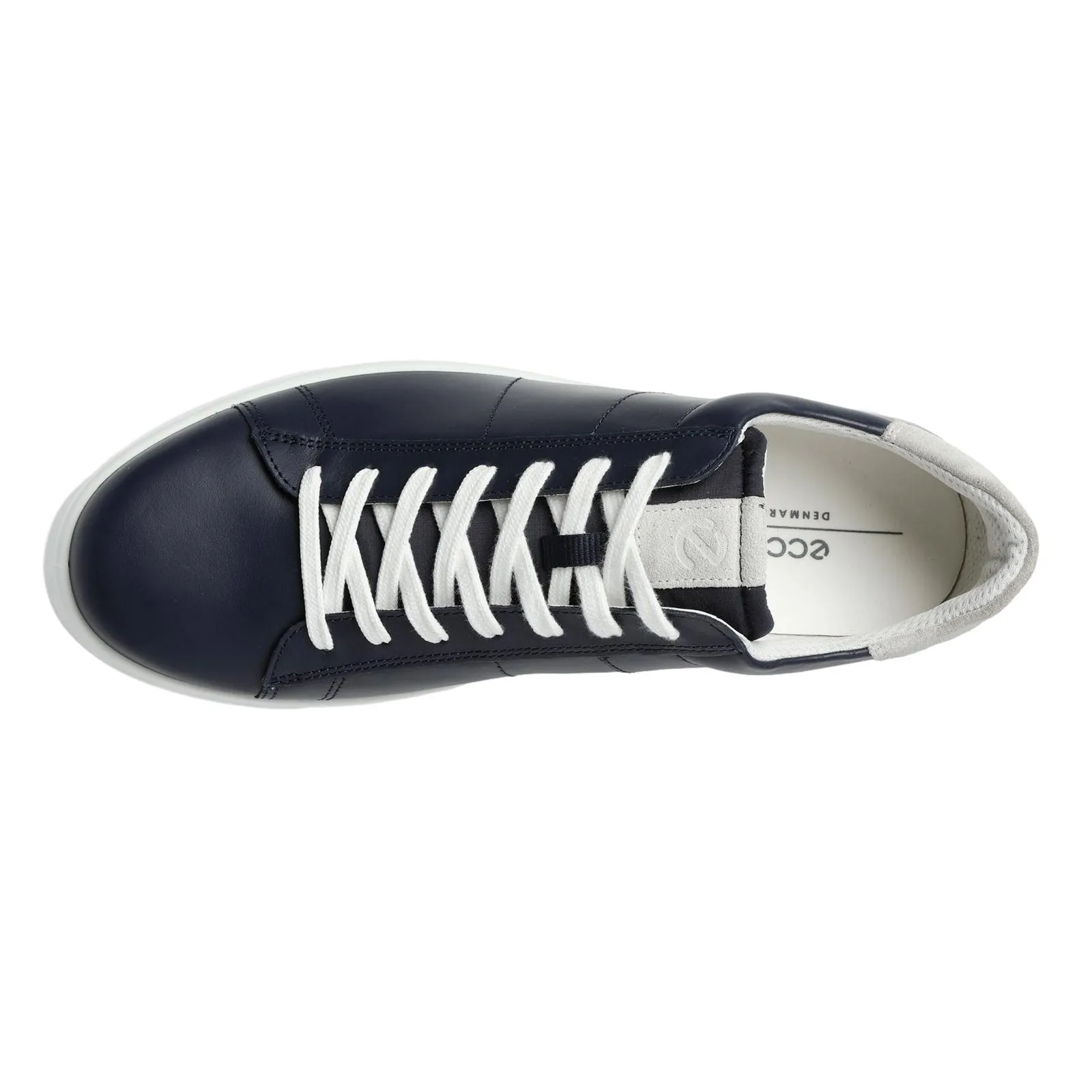 Ecco Street Lite Chaussures Décontractées Homme en Cuir Pleine Fleur