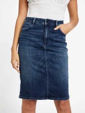 Jupe en denim mi-longueur Eco Tea