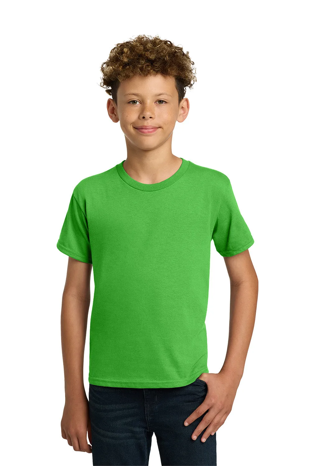 T-shirt à manches courtes pour jeunes Gildan - Vert électrique