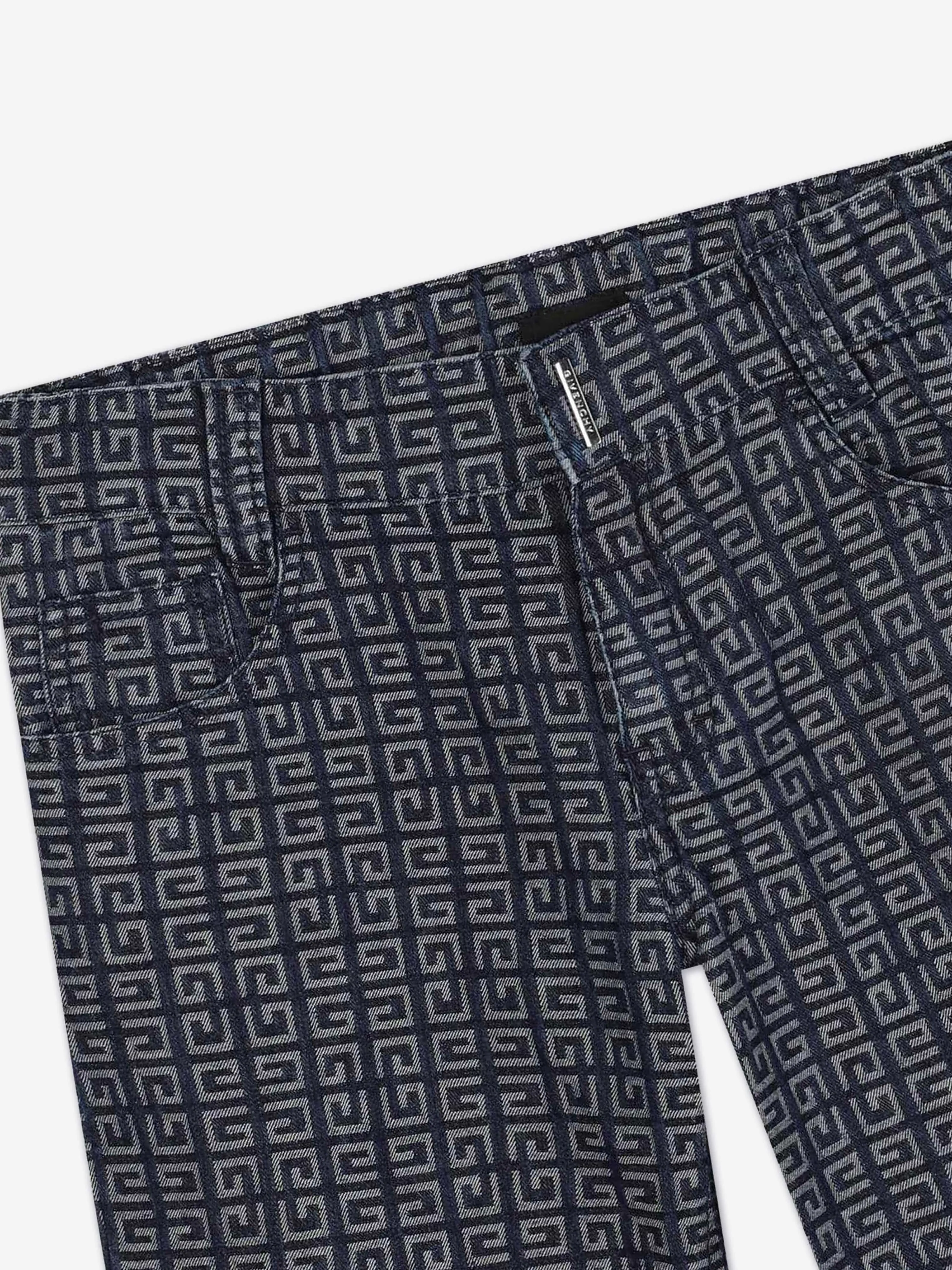 Givenchy Boys 4G Shorts en Jean Bleu
