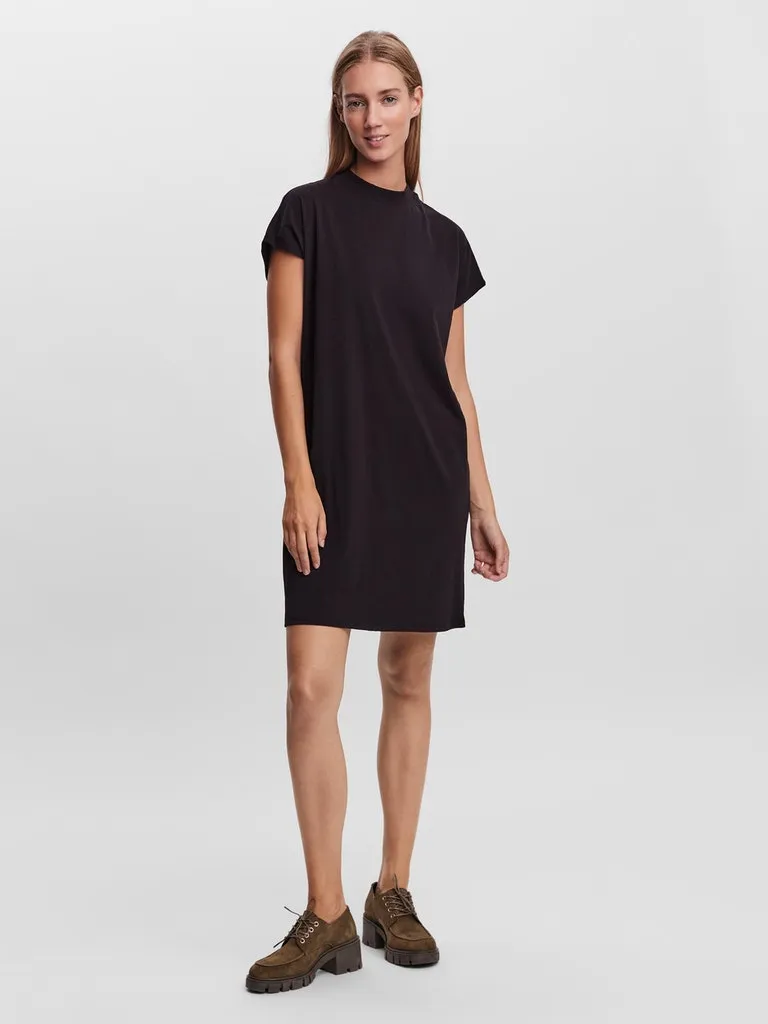 Robe T-shirt col haut Glenn