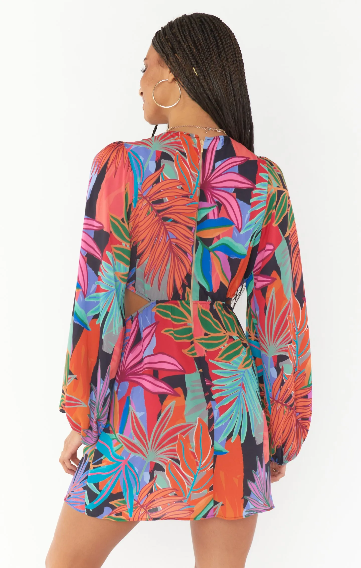Robe Mini Go Out Cut Out ~ Paradis Tropical