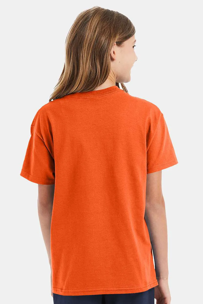 Hanes Youth T-shirt à manches courtes et col rond ComfortSoft - Orange