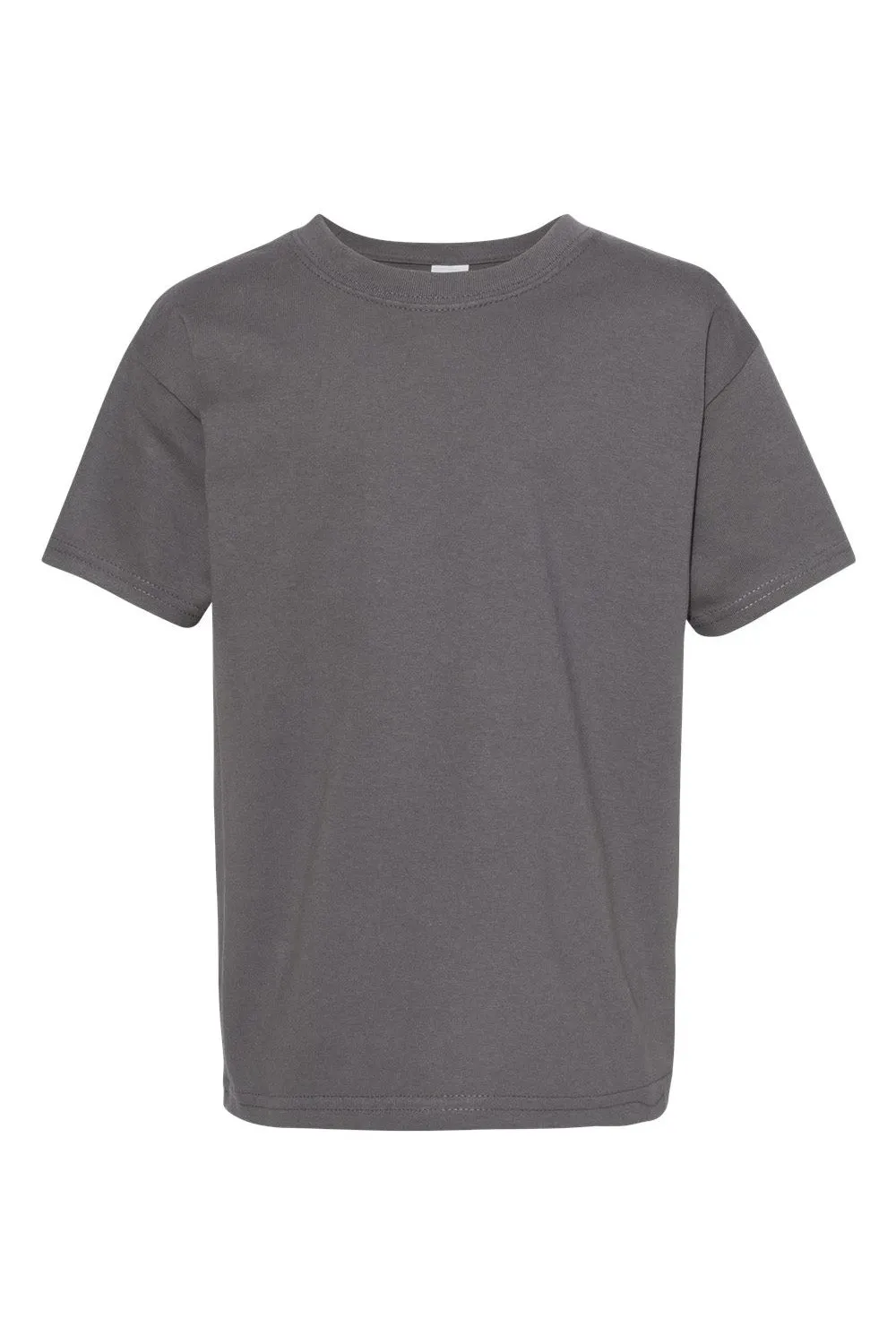 Hanes Youth T-shirt à manches courtes et col rond ComfortSoft - Gris fumé