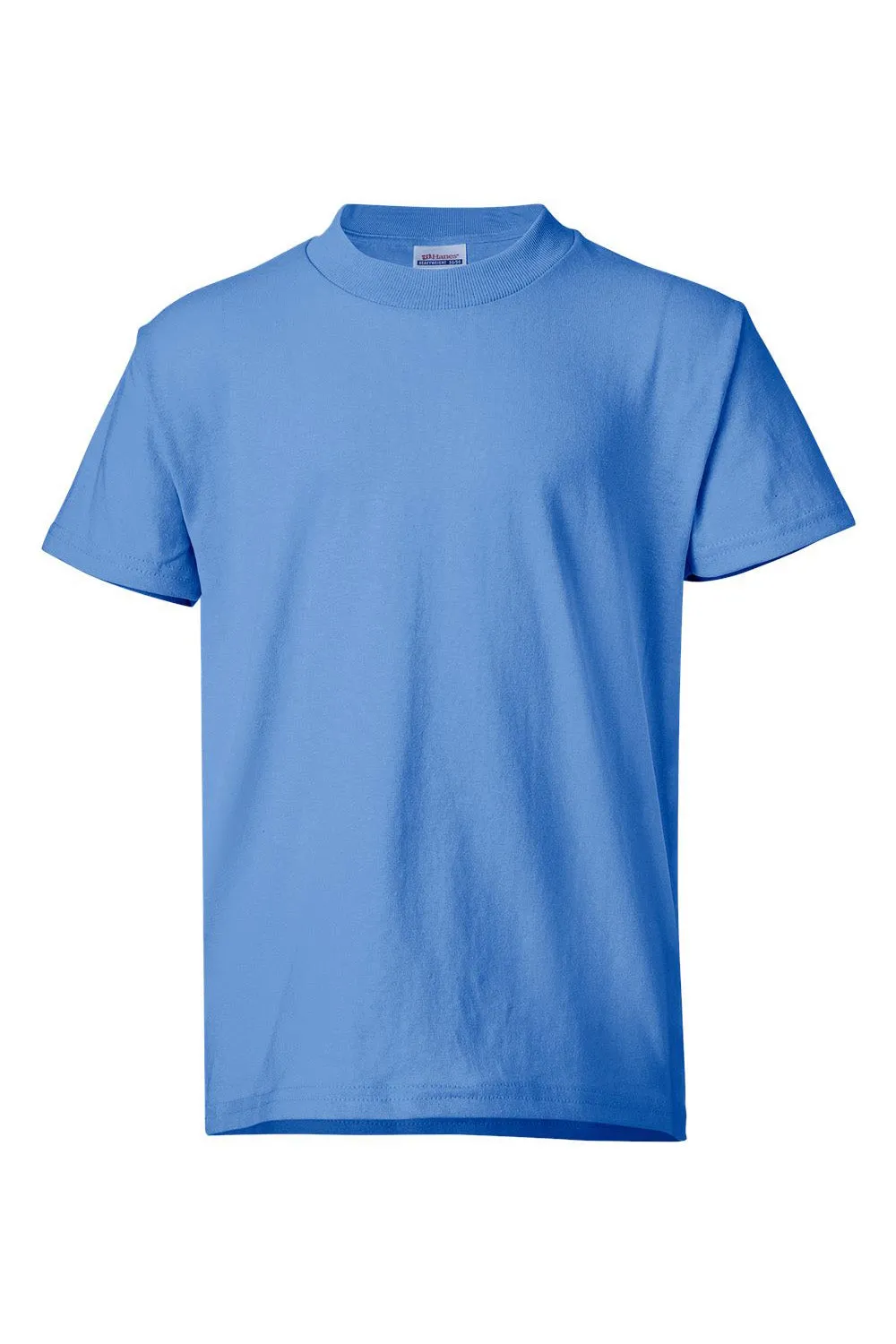 Hanes Youth EcoSmart T-shirt à manches courtes col rond - Bleu Caroline