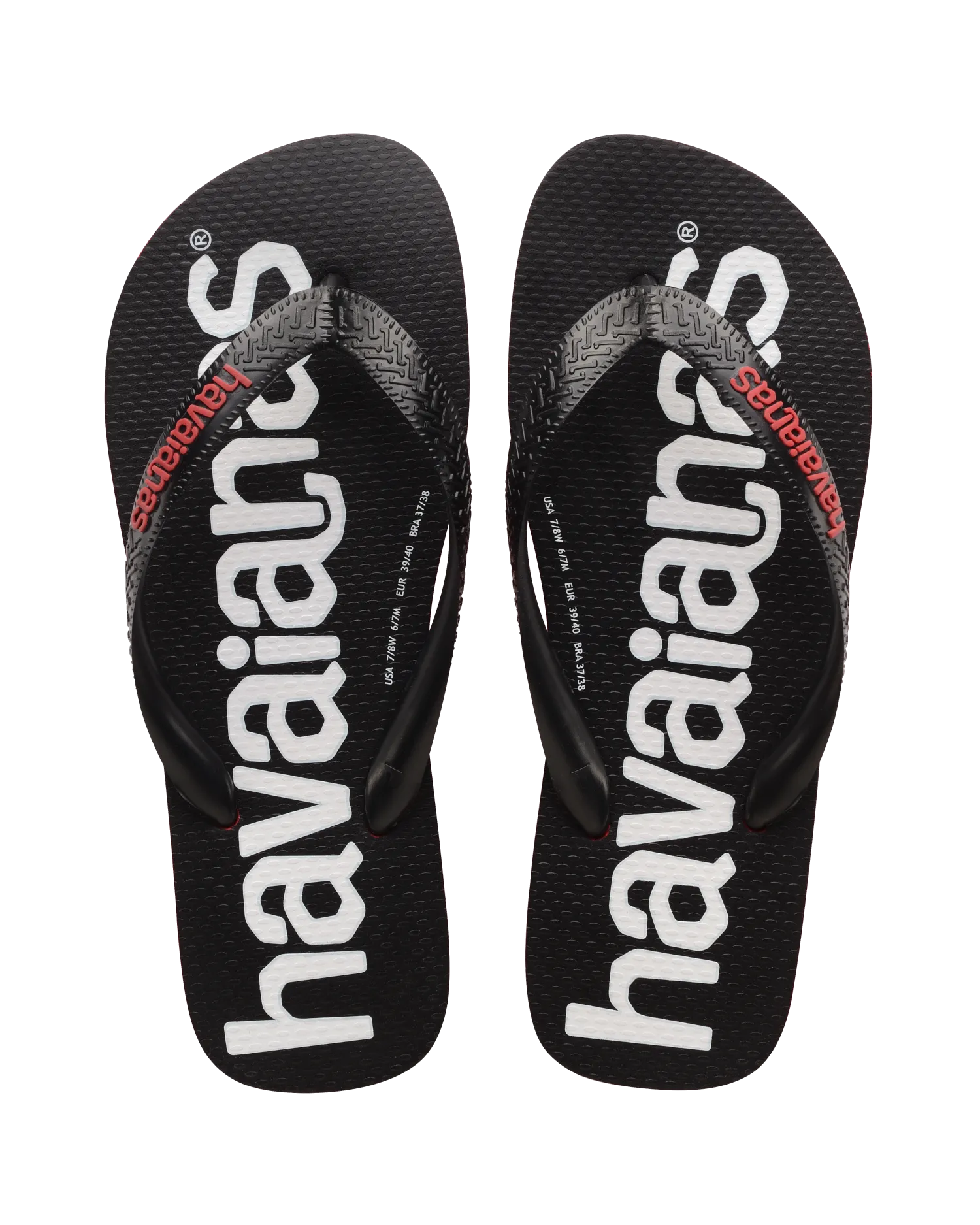 Havaianas Tong Logomania 2 en Rouge Rubis