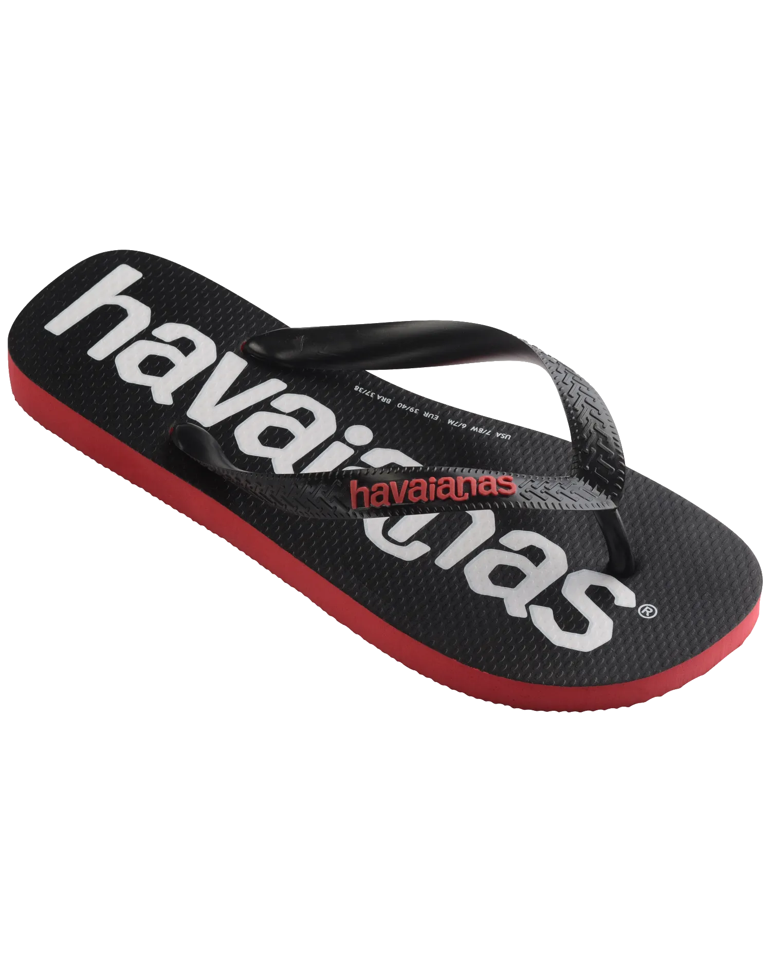 Havaianas Tong Logomania 2 en Rouge Rubis