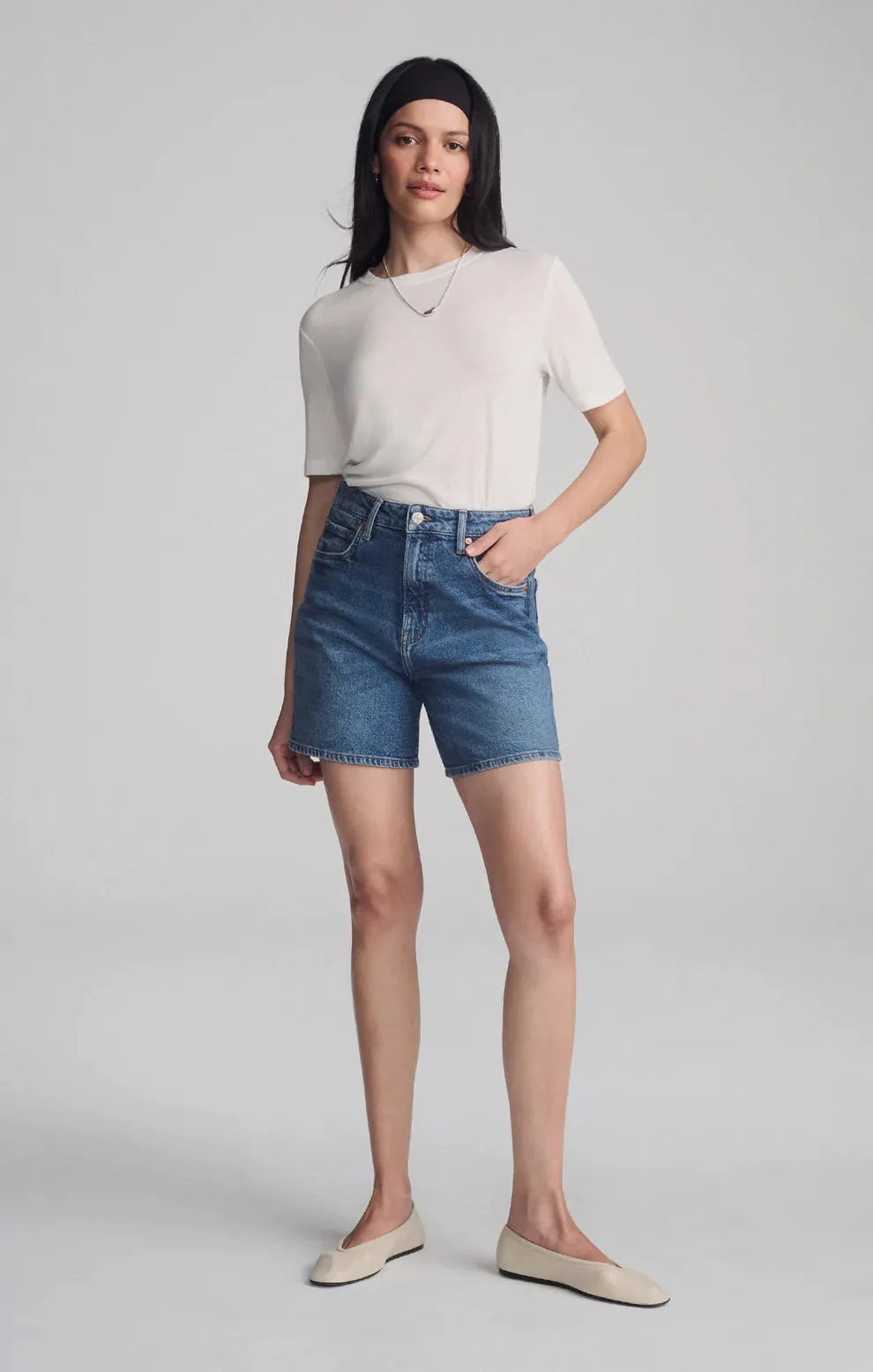 Heidi Long Shorts Années 90 Vêtements Mavi