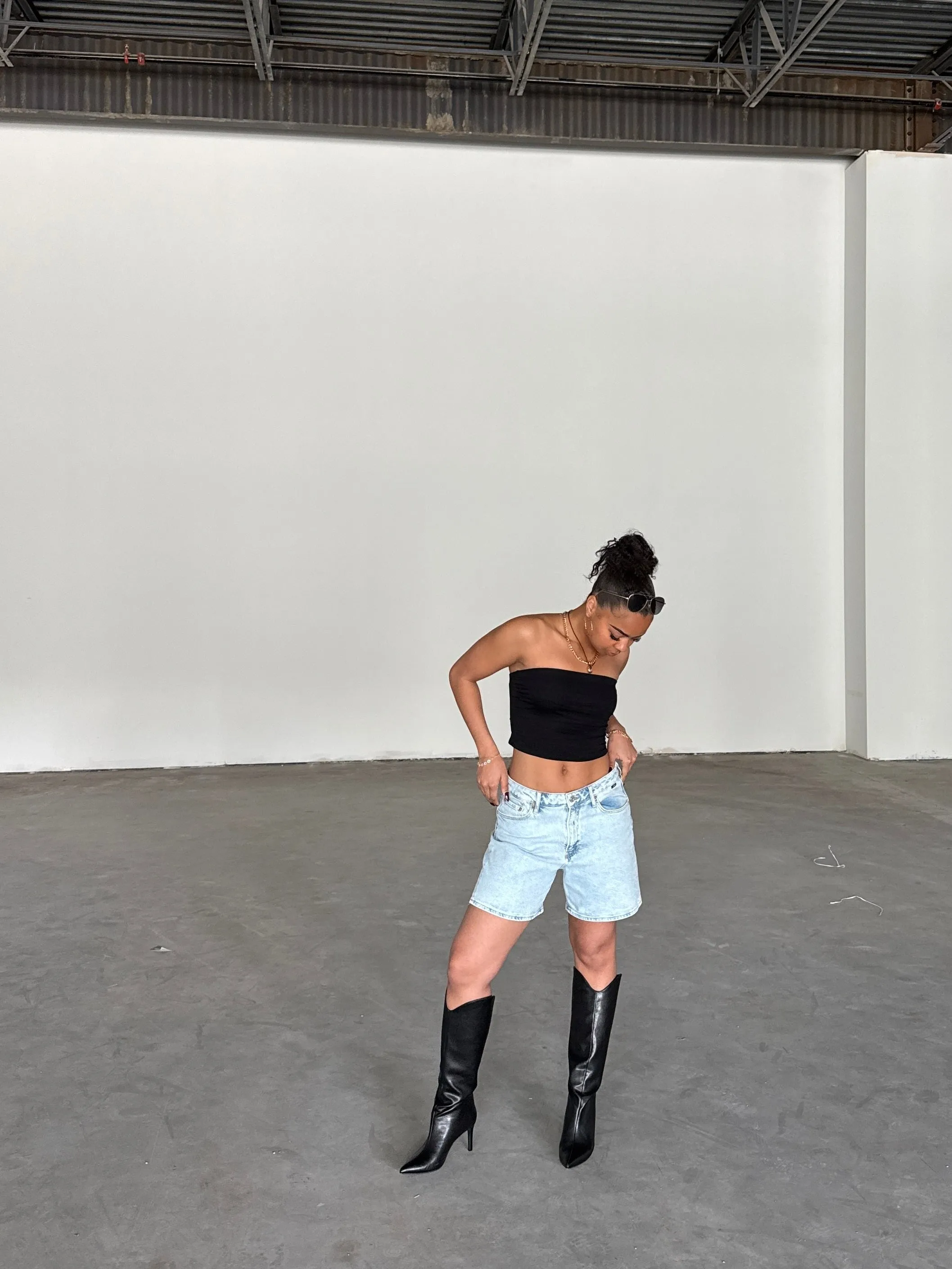 Heidi Long Shorts Années 90 Vêtements Mavi