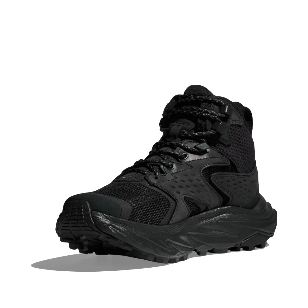 Bottes Hoka Anacapa 2 Mid GTX pour Homme en Noir/Noir
