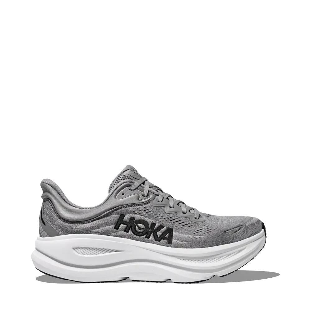 Hoka Chaussure de Sport Bondi 9 pour Homme en Gris Galactique/Gris Stellaire