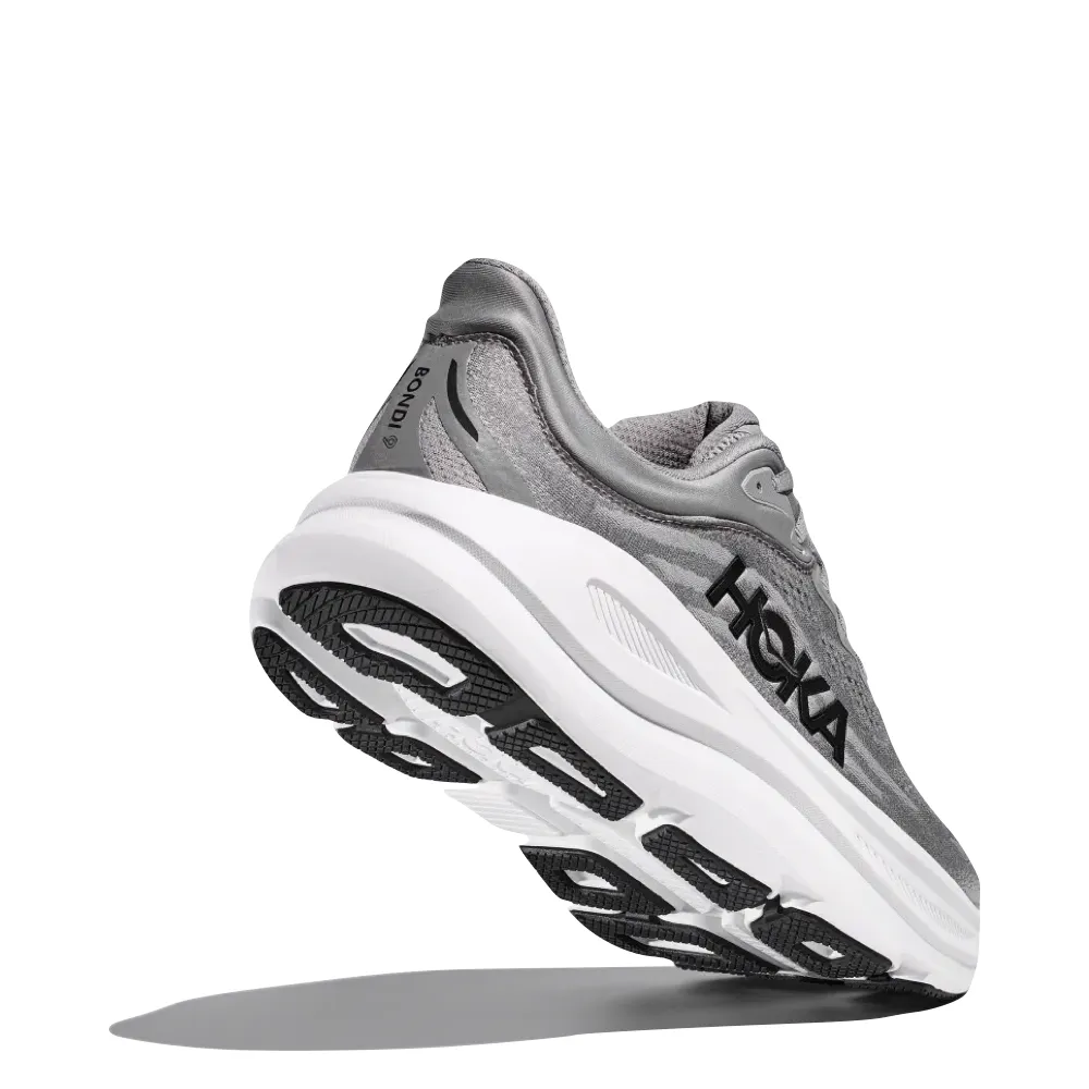 Hoka Chaussure de Sport Bondi 9 pour Homme en Gris Galactique/Gris Stellaire