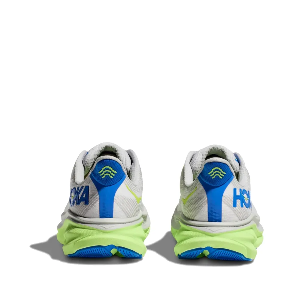Hoka Chaussure de Sport Clifton 9 pour Homme en Stardust/Électrique Cobalt
