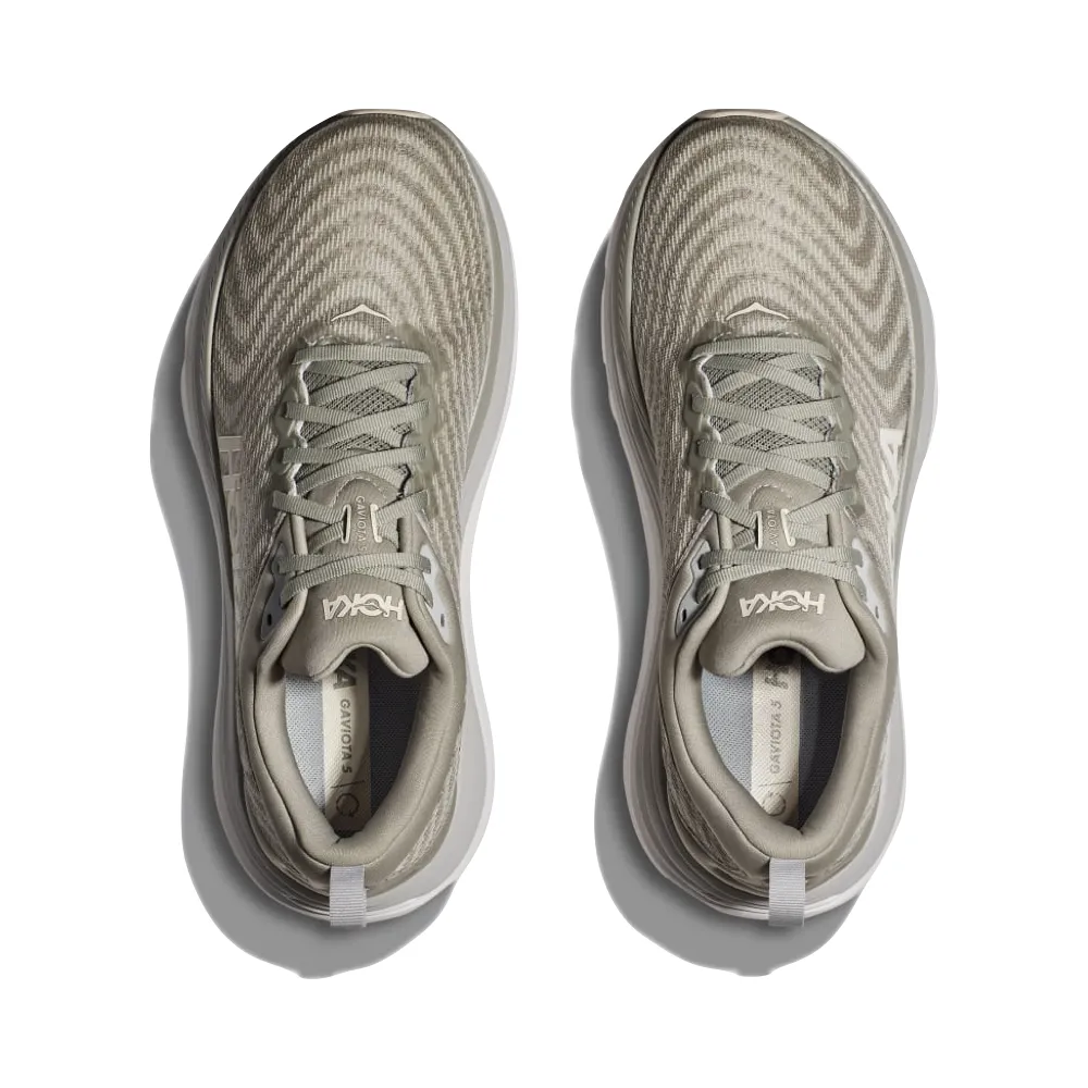 Chaussure de course Hoka Gaviota 5 pour homme en couleur Orge/Lait d'avoine
