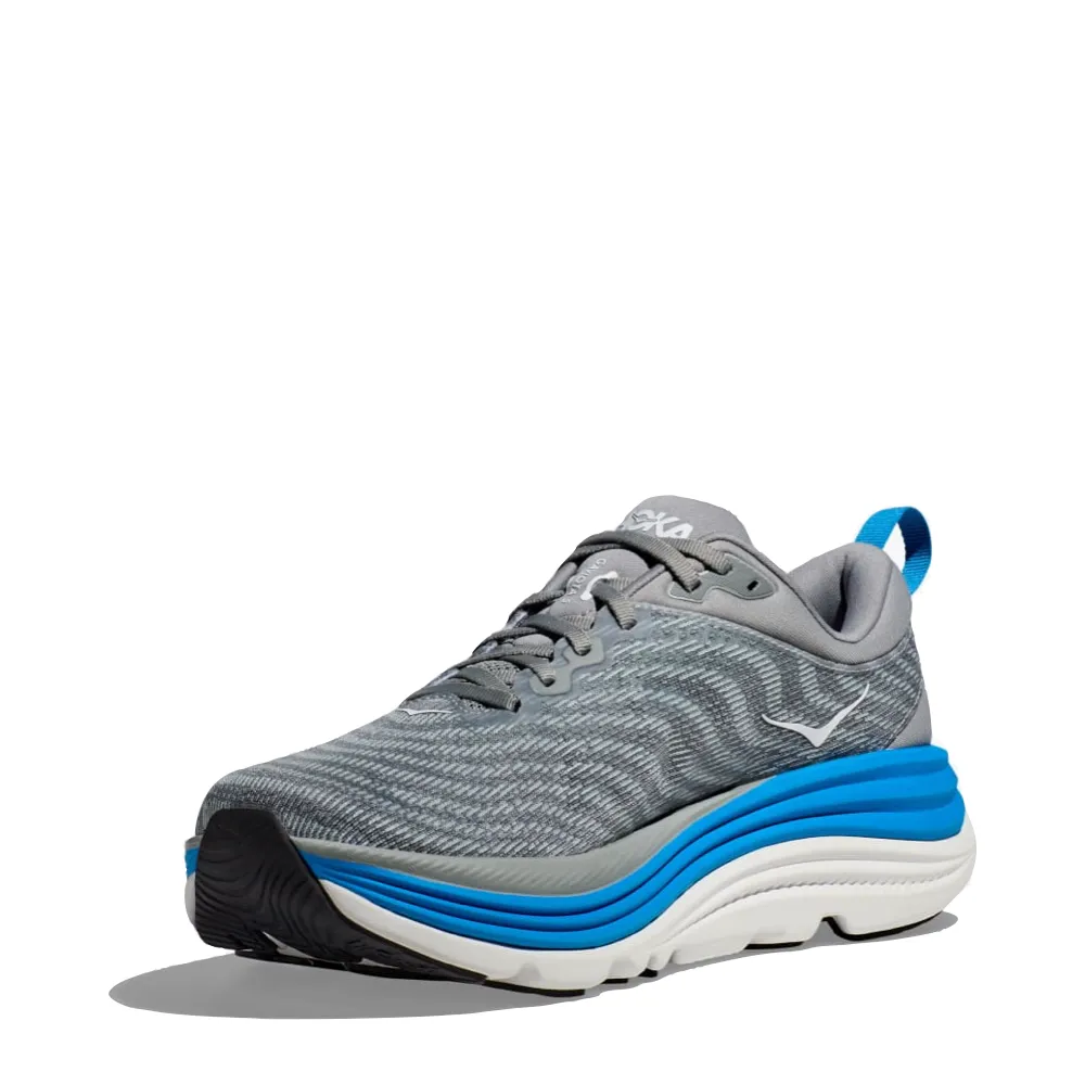 Hoka Chaussure de Sport Gaviota 5 pour Homme en Pierre Calcaire/Bleu Diva