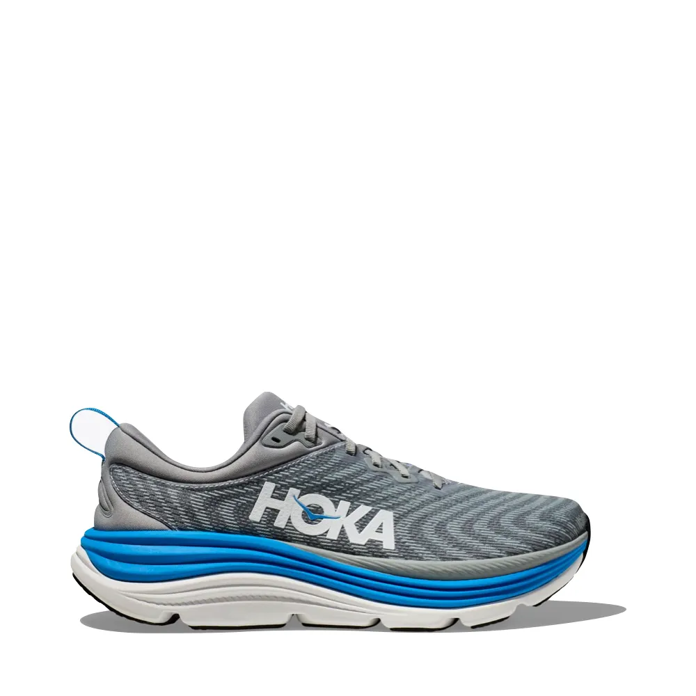 Hoka Chaussure de Sport Gaviota 5 pour Homme en Pierre Calcaire/Bleu Diva