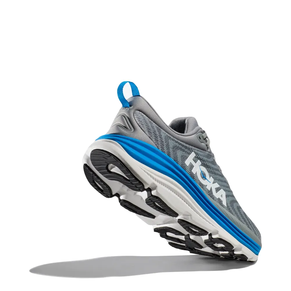 Hoka Chaussure de Sport Gaviota 5 pour Homme en Pierre Calcaire/Bleu Diva