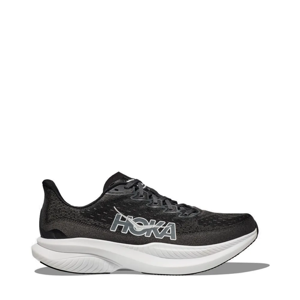 Hoka Chaussure de Sport Homme Mach 6 en Noir/Blanc