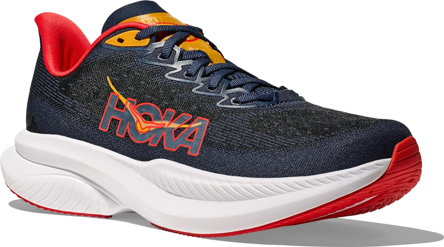 Hoka Chaussure de Sport Homme Mach 6 en Bleu Universitaire/Crépuscule Nautique