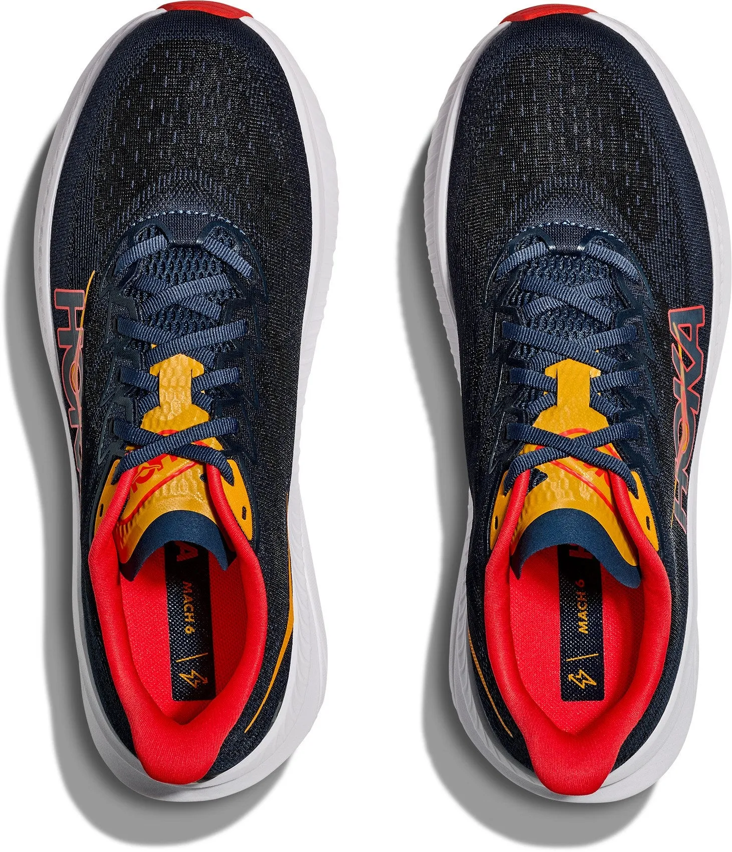 Hoka Chaussure de Sport Homme Mach 6 en Bleu Universitaire/Crépuscule Nautique