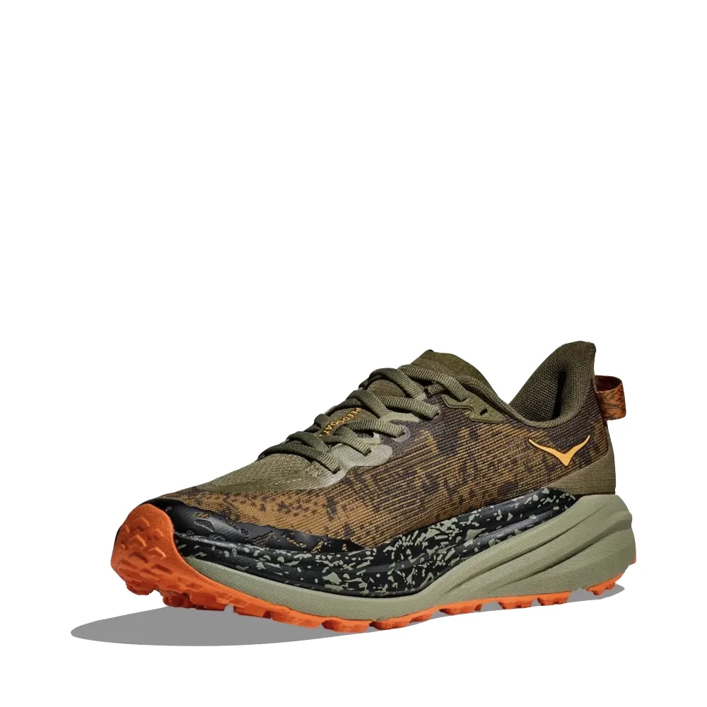 Chaussure de course Hoka Speedgoat 6 pour homme en Olive Antique/Courge