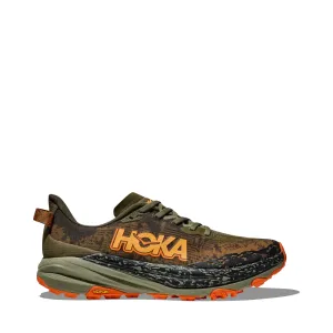 Chaussure de course Hoka Speedgoat 6 pour homme en Olive Antique/Courge