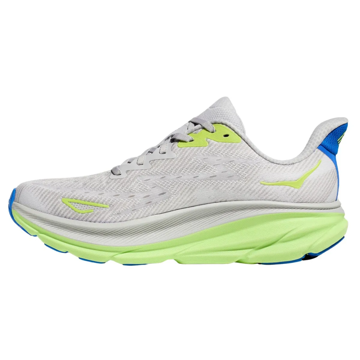 Hoka One One Clifton 9 Homme Poussière d'Étoile/Bleu Cobalt Électrique