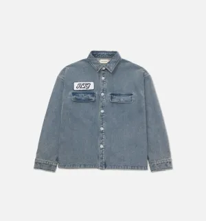 Chemise à manches longues pour hommes HTG - Denim