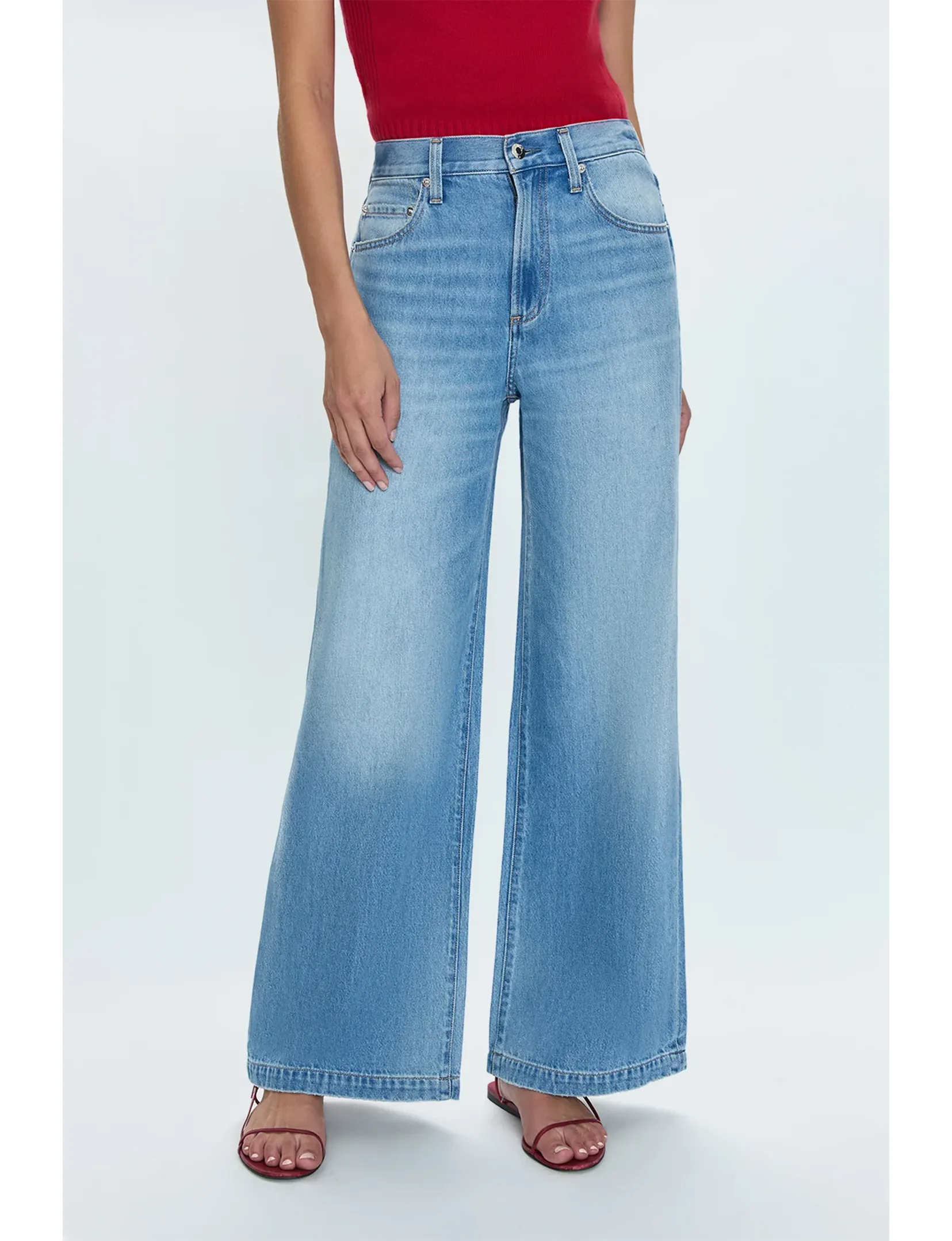 Jadyn Pantalon large à taille basse, Vêtement principal_pistola