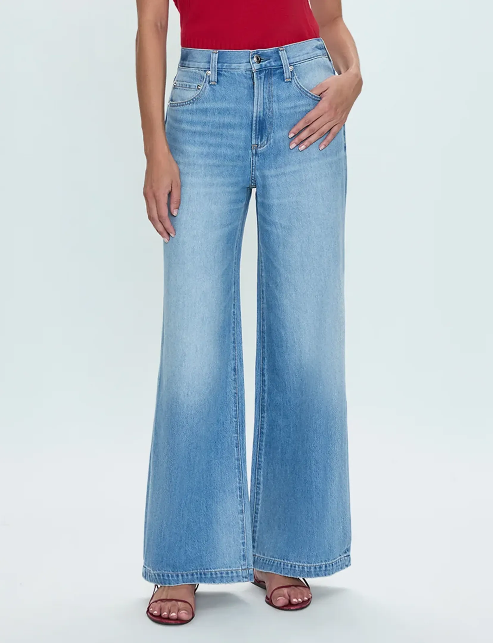 Jadyn Pantalon large à taille basse, Vêtement principal_pistola